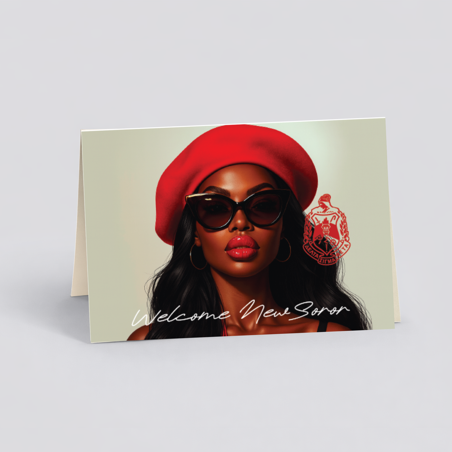 Delta Sigma Theta Delta Girl New Soror Greeting Card