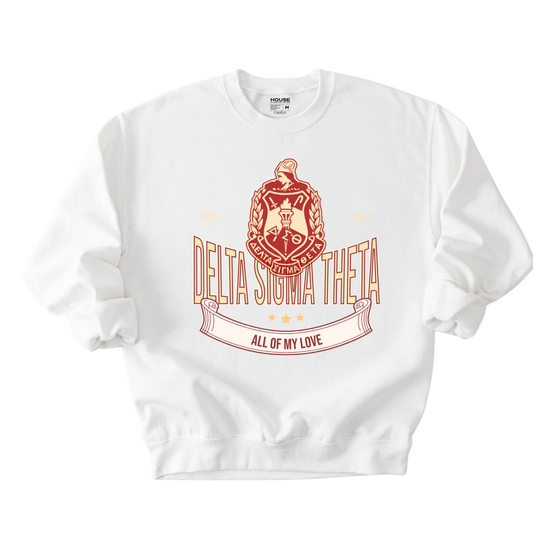 Delta Sigma Theta University Crewneck Sweater