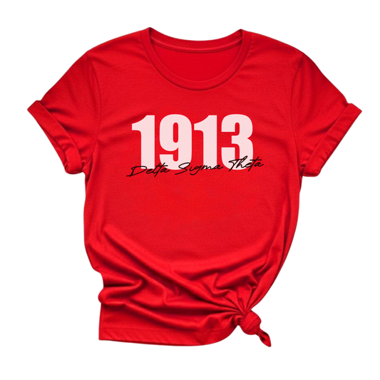 1913 Delta Sigma Theta Graphic Tee