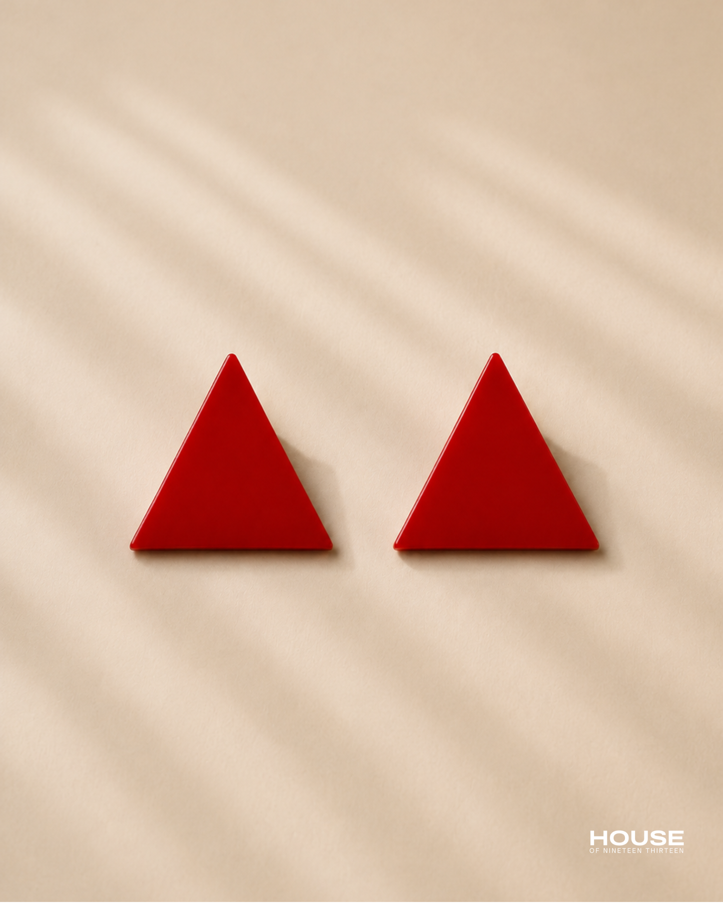 Pyramid Jumbo Stud Earring
