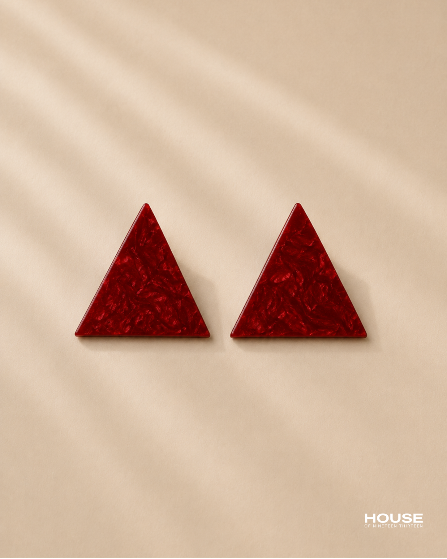 Pyramid Jumbo Stud Earring