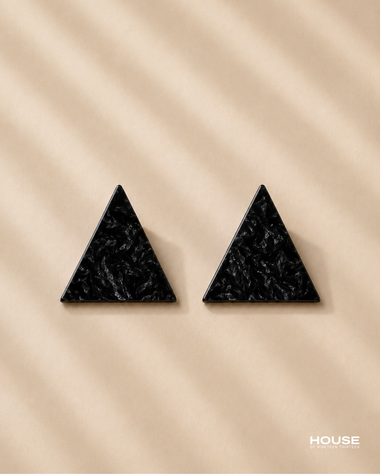 Pyramid Jumbo Stud Earring