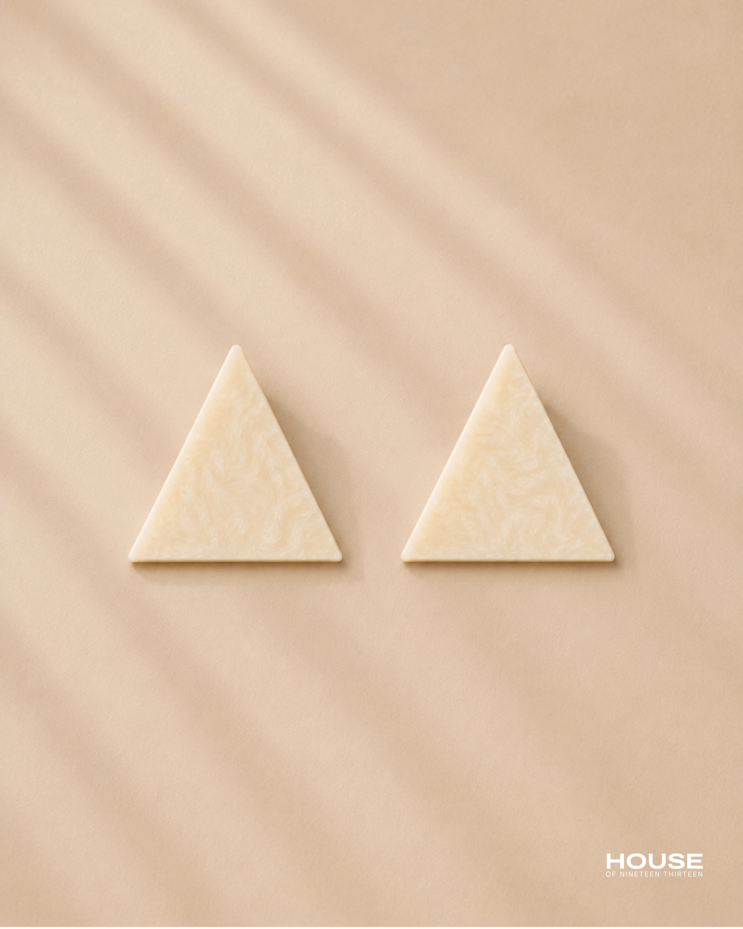 Pyramid Jumbo Stud Earring