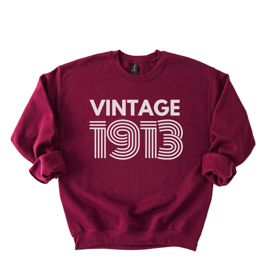 Vintage 1913 Crewneck Sweater