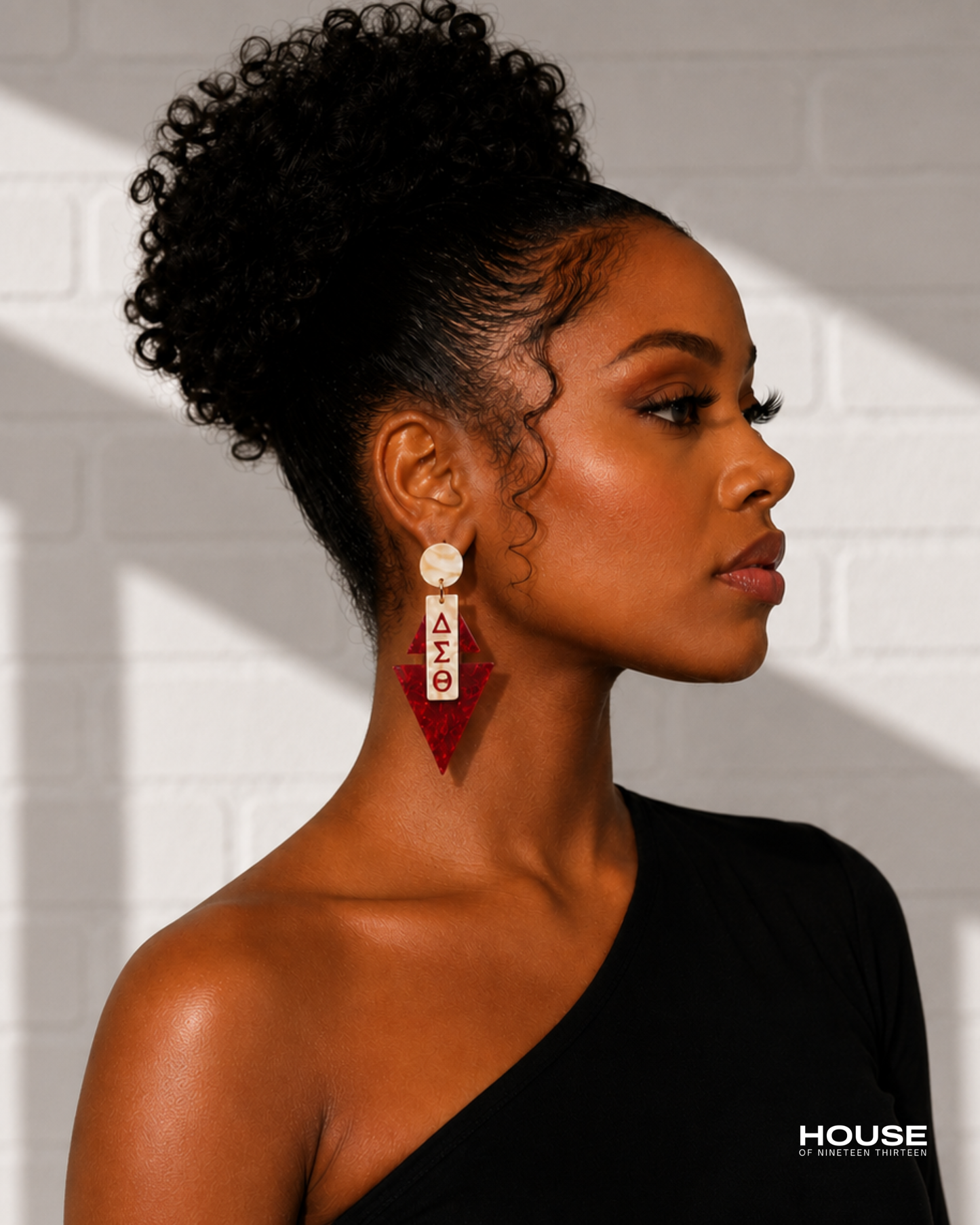 DST Double Pyramid Earrings
