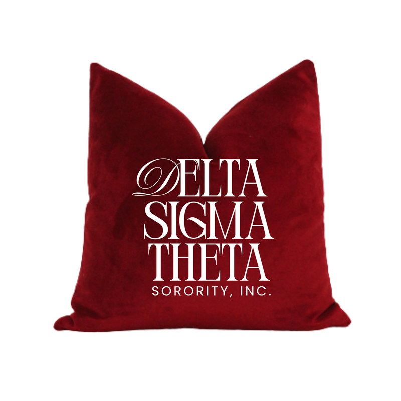 Delta Sigma Theta Pillow Case