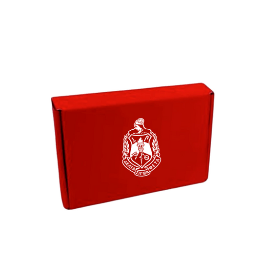 Delta Sigma Theta Medium Red Giftbox