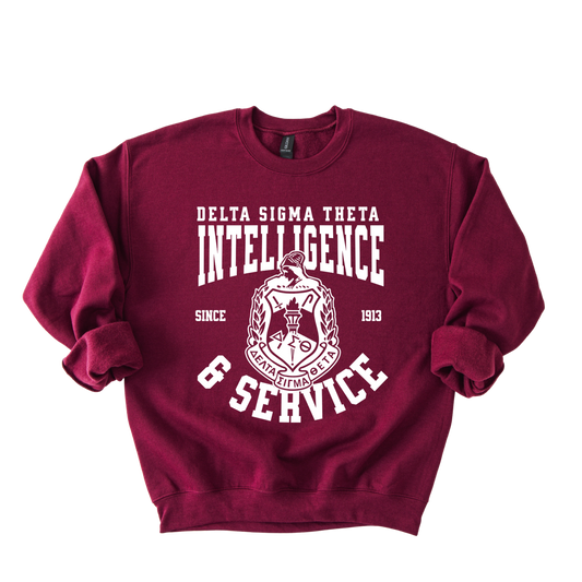 Delta Intelligence and Service Crewneck Sweater