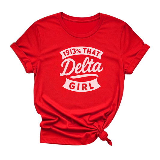 1913% That Delta Girl Graphic Tee